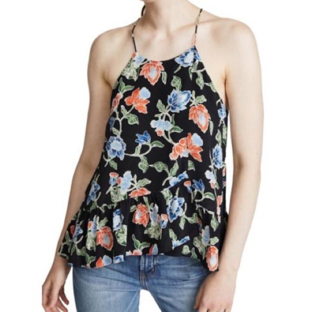 Joie Derwen Silk Floral Blouse - Picture 2 of 4